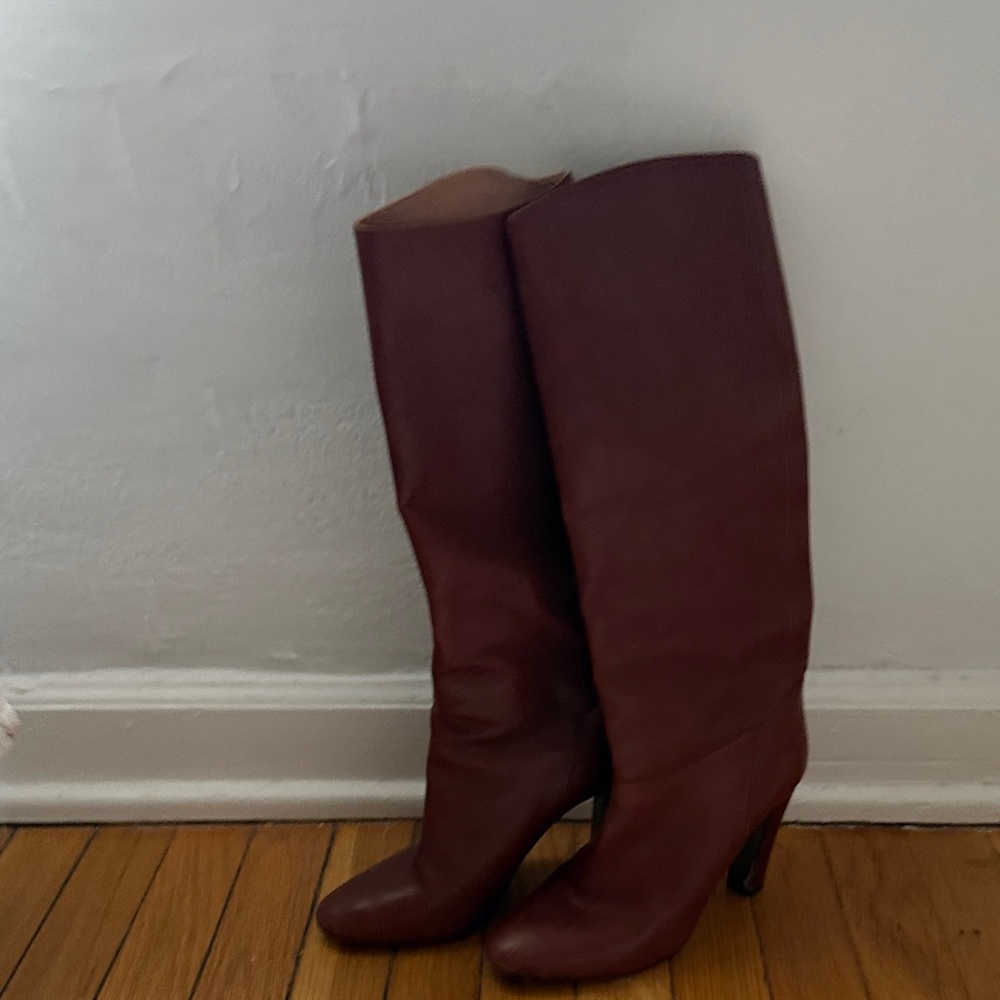 Valentino Garavani Rich Brown Heeled Boots